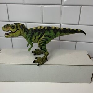 Detailed Adventure Force Tyrannosaurus Rex Dinosaur T-Rex Green heavy plastic